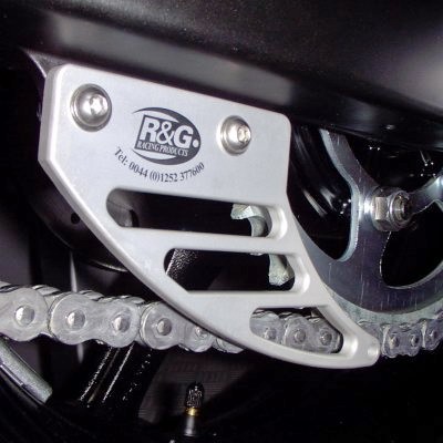 Chránič řetězu, hliník, YZF-R6 '03-'05 / Daytona 675 / Street Triple, stříbrný